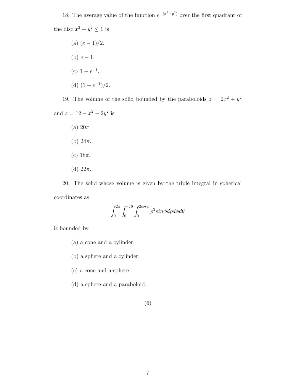 MATH 201 Exam, Spring 2008, page 7