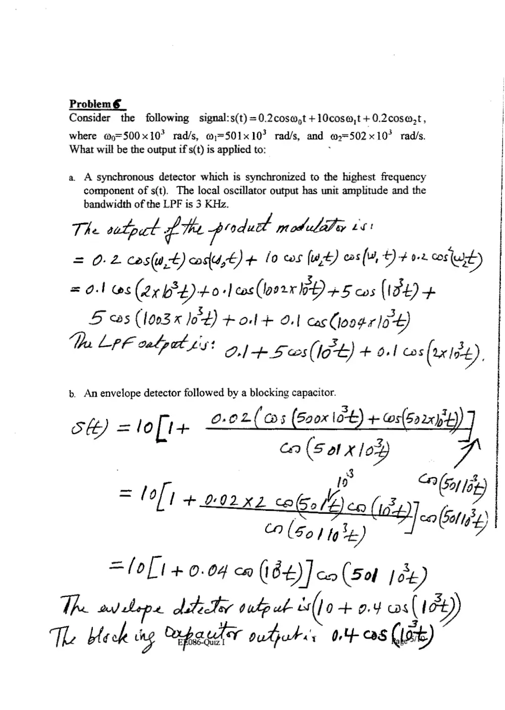 EECE 442 Problems, Spring 2008, page 6