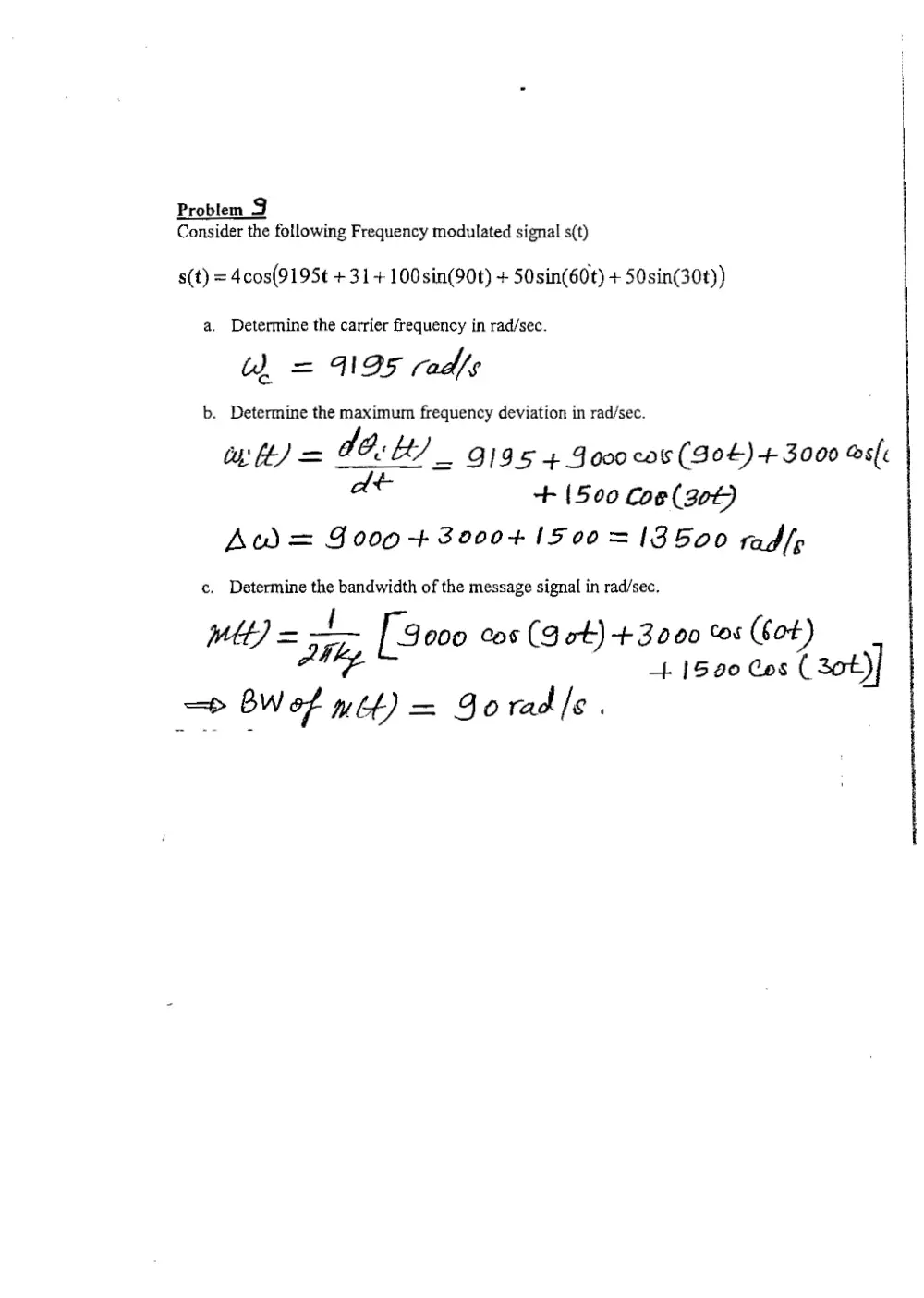 EECE 442 Problems, Spring 2008, page 9