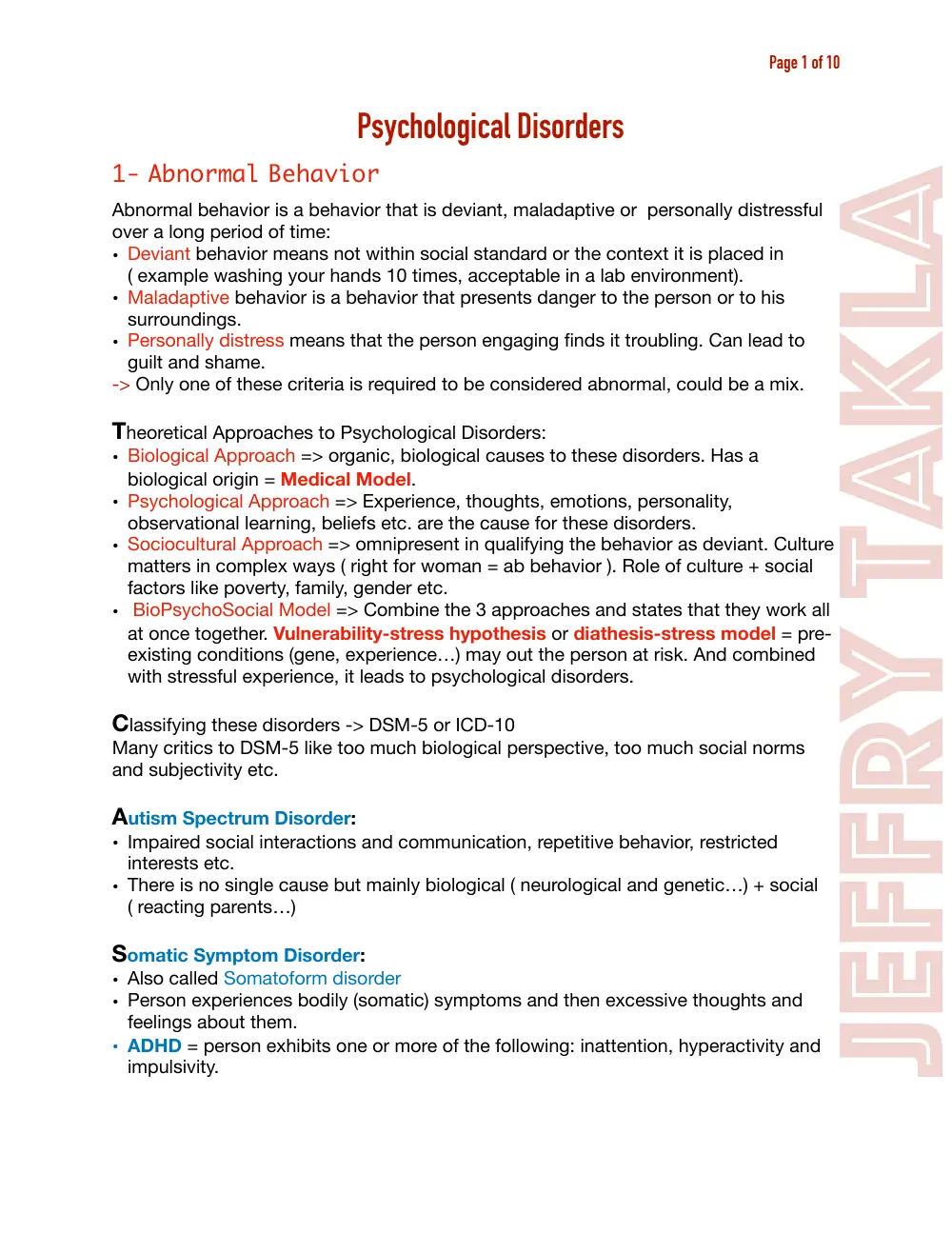 PSYC 201 Chapter 15, Spring 2018, page 1