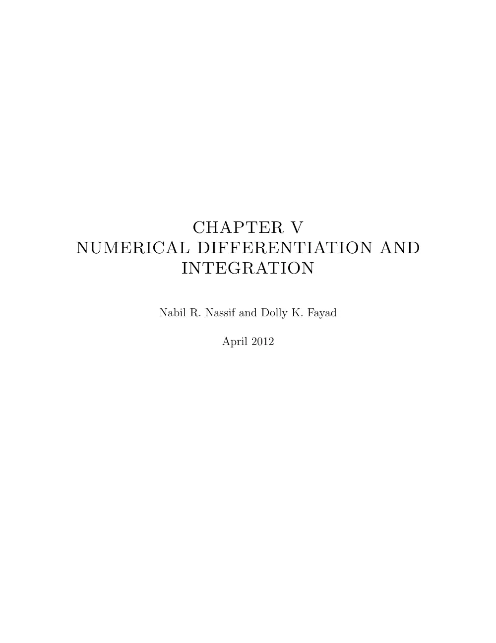 MATH 251 Notes Chapter 5, Spring 2014, page 1