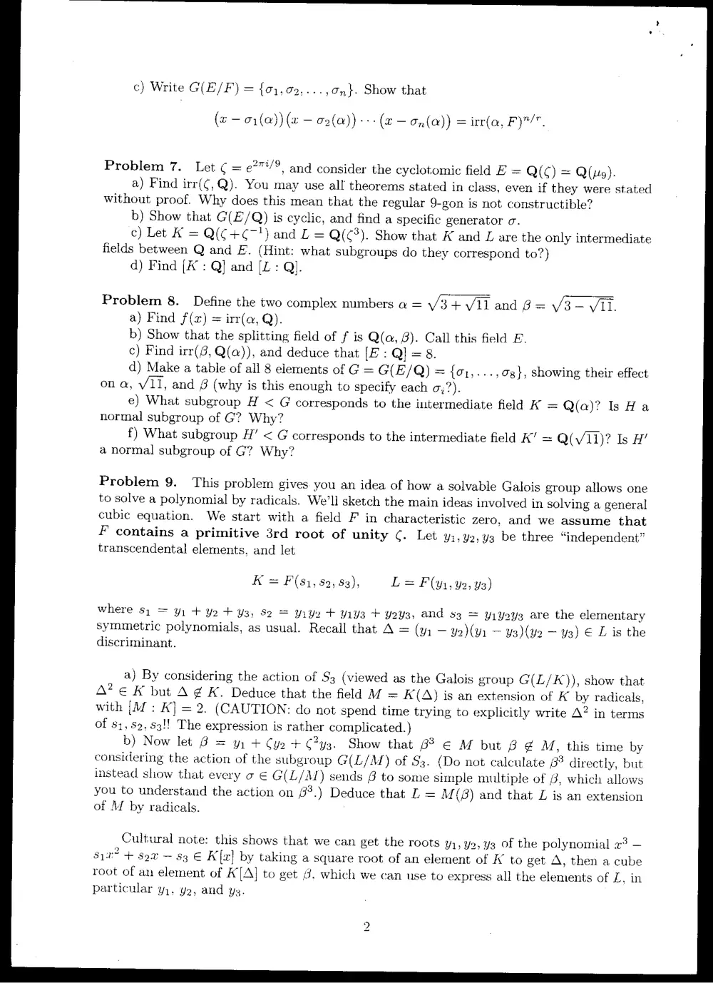 MATH 242 Final, Spring 2005, page 2