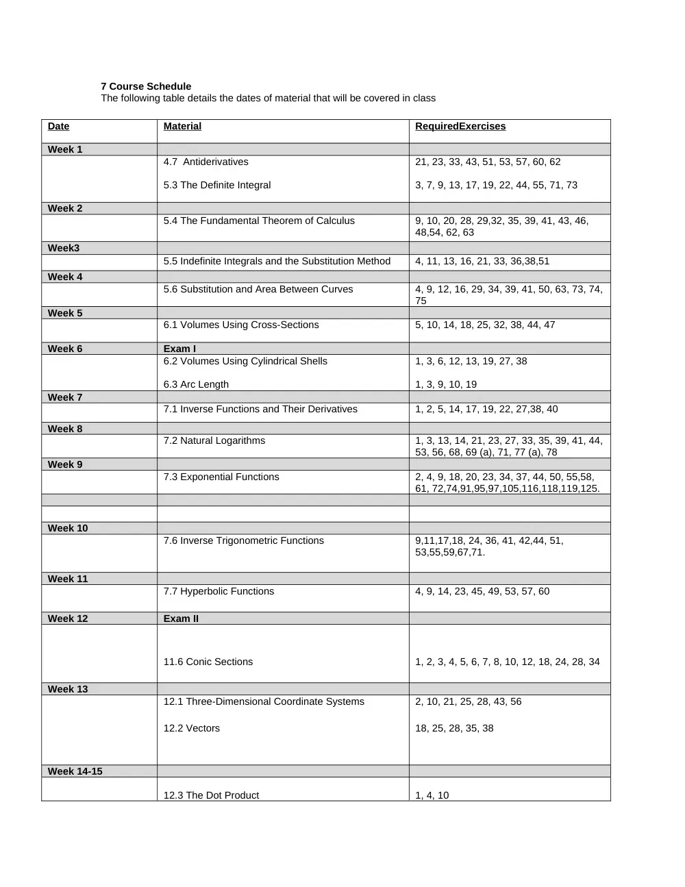 MAT 112 Syllabus, Spring 2012, page 2
