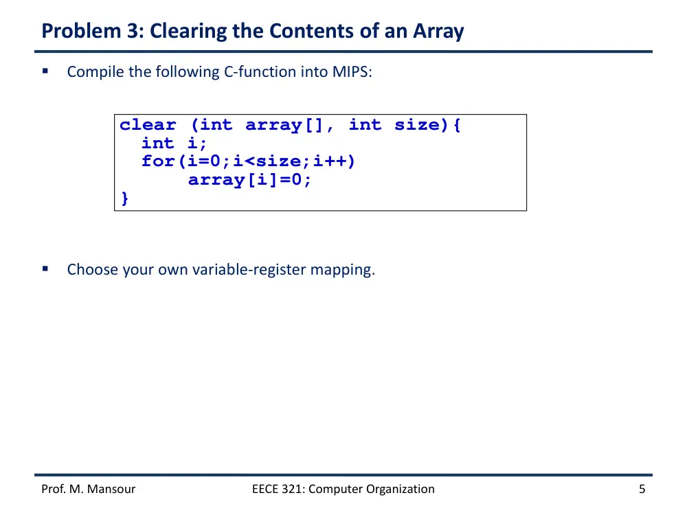 EECE 321 Problems Practice Problems, Spring 2014, page 5