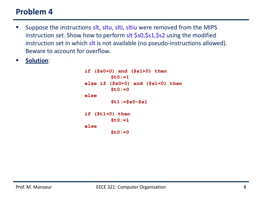 EECE 321 Problems Practice Problems, Spring 2014, page 8