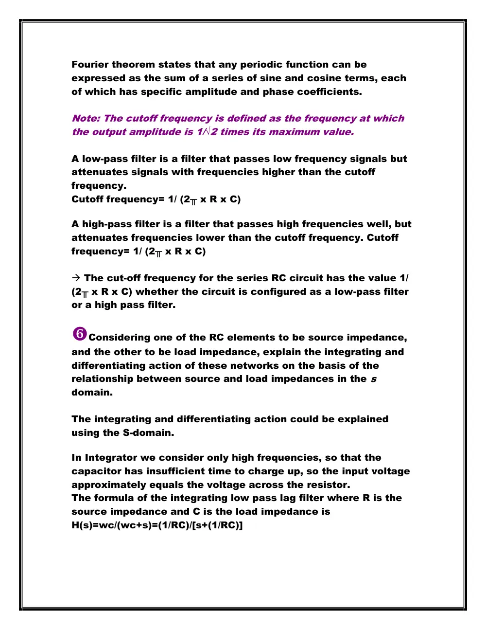 EECE 312L Notes Experiment 4 Notes, Fall 2013, page 7