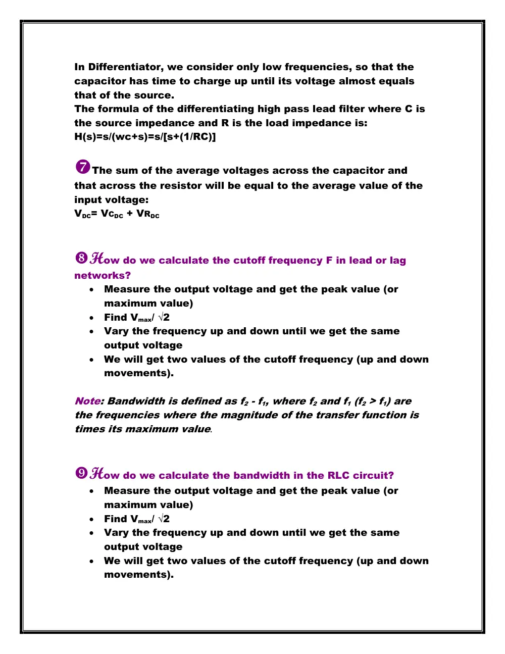 EECE 312L Notes Experiment 4 Notes, Fall 2013, page 8