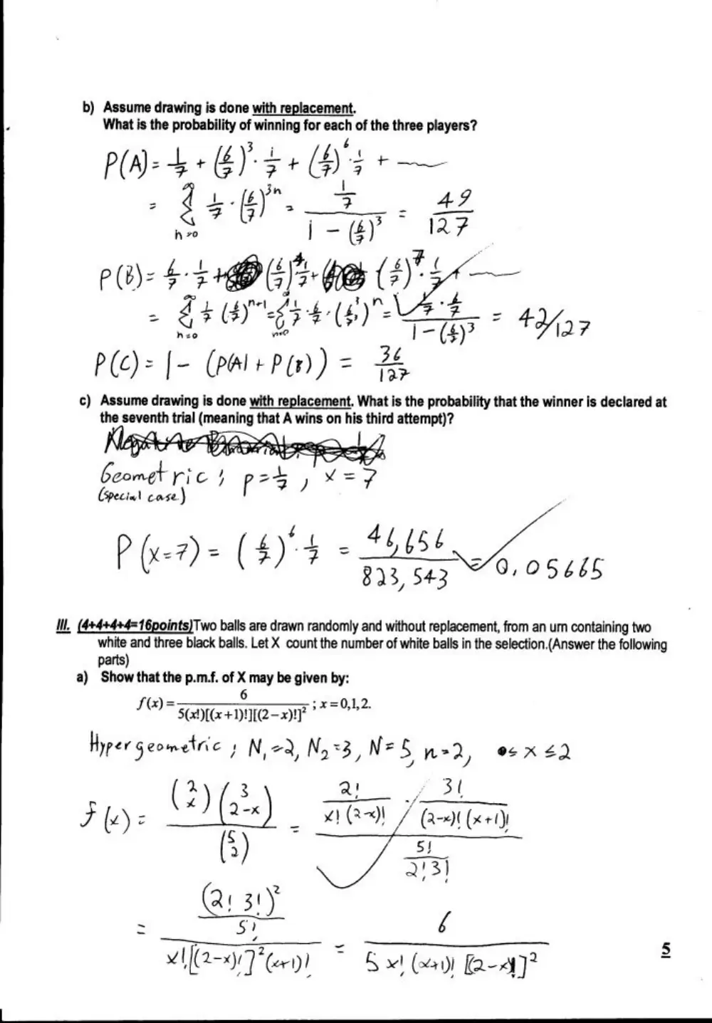STAT 230 Midterm, Spring 2008, page 5