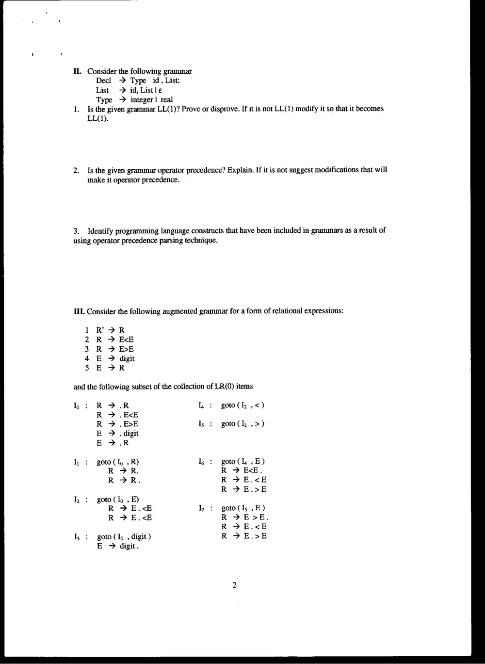 CMPS 274 Final, Fall 1996, page 2
