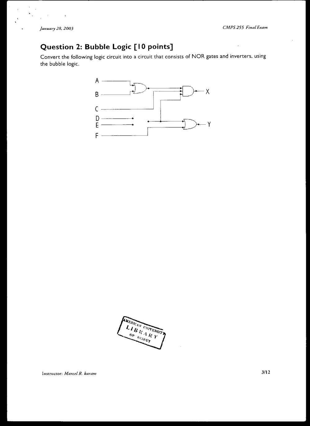 CMPS 255 Final, Fall 2002, page 3