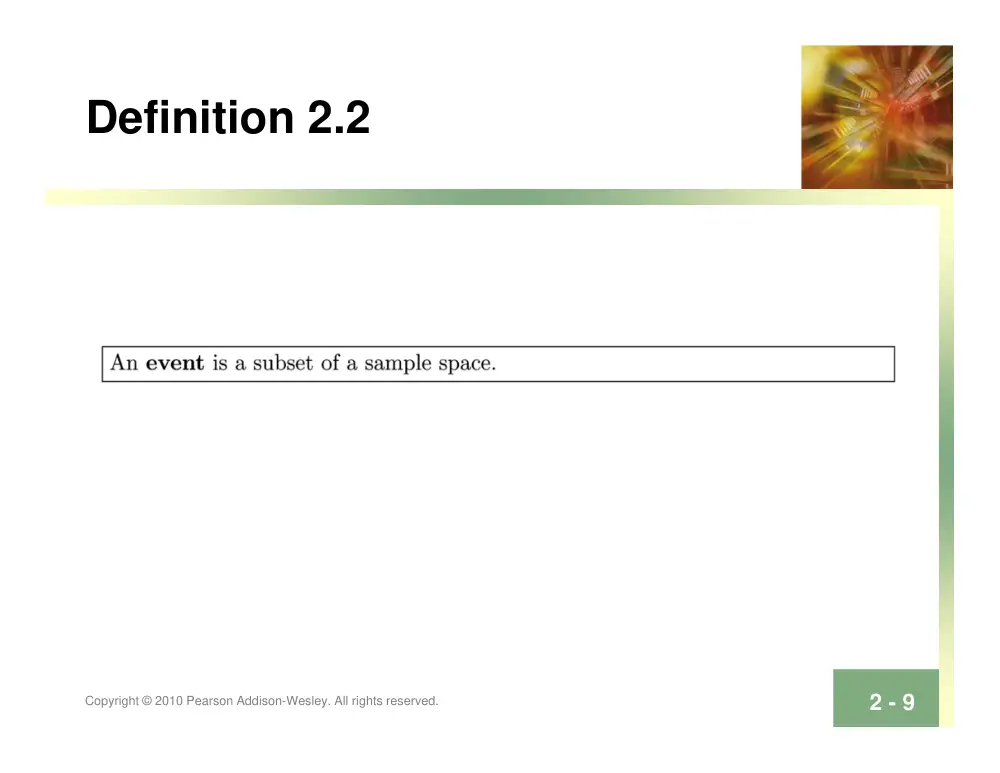 STAT 230 Lecture Chapter 2, Fall 2011, page 9