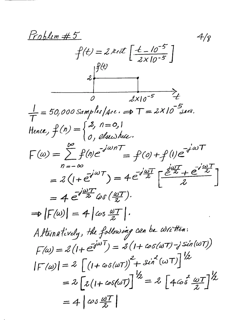 EECE 340 Homework, Spring 2002, page 7