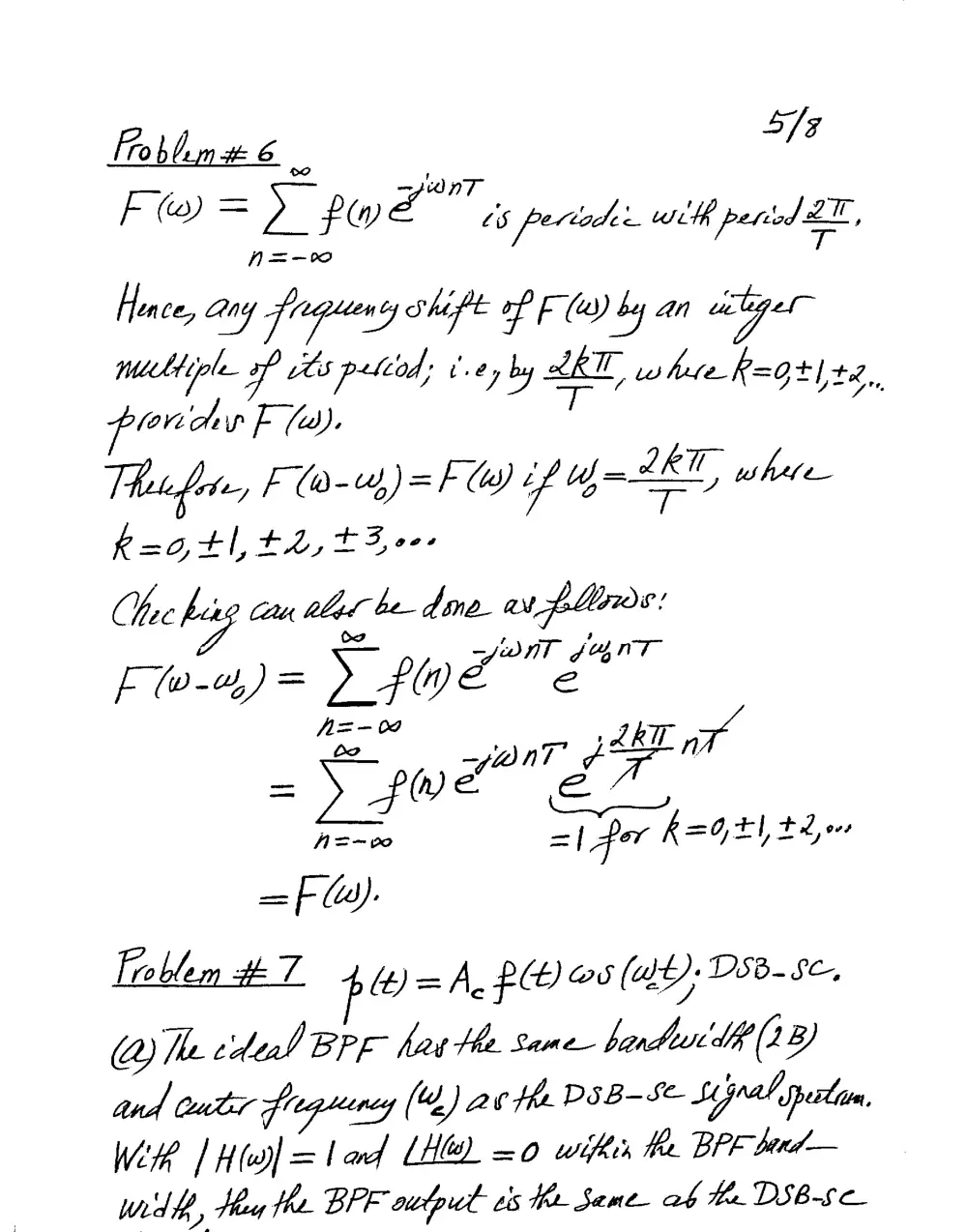 EECE 340 Homework, Spring 2002, page 8