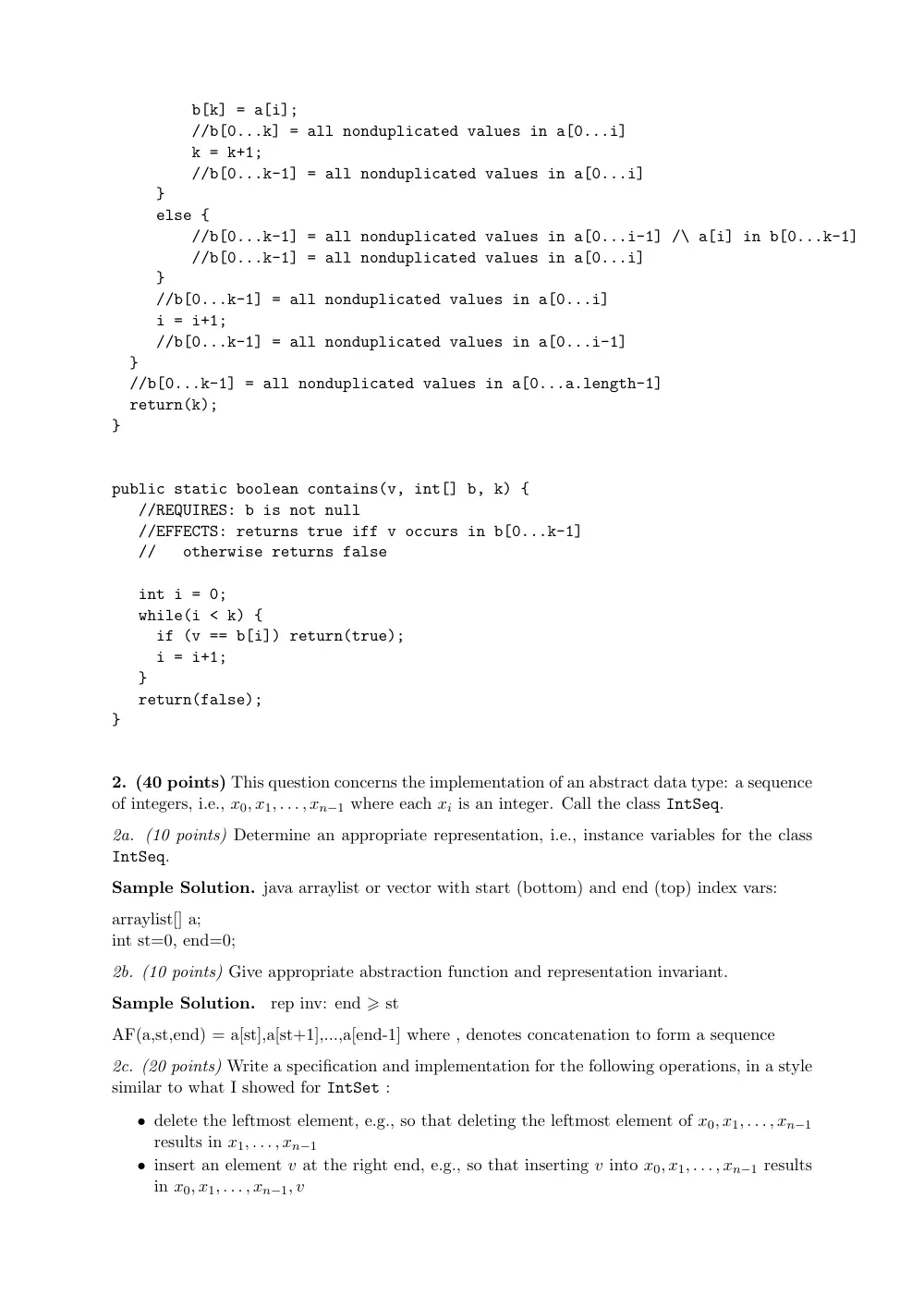 CMPS 253 Final, Fall 2010, page 2