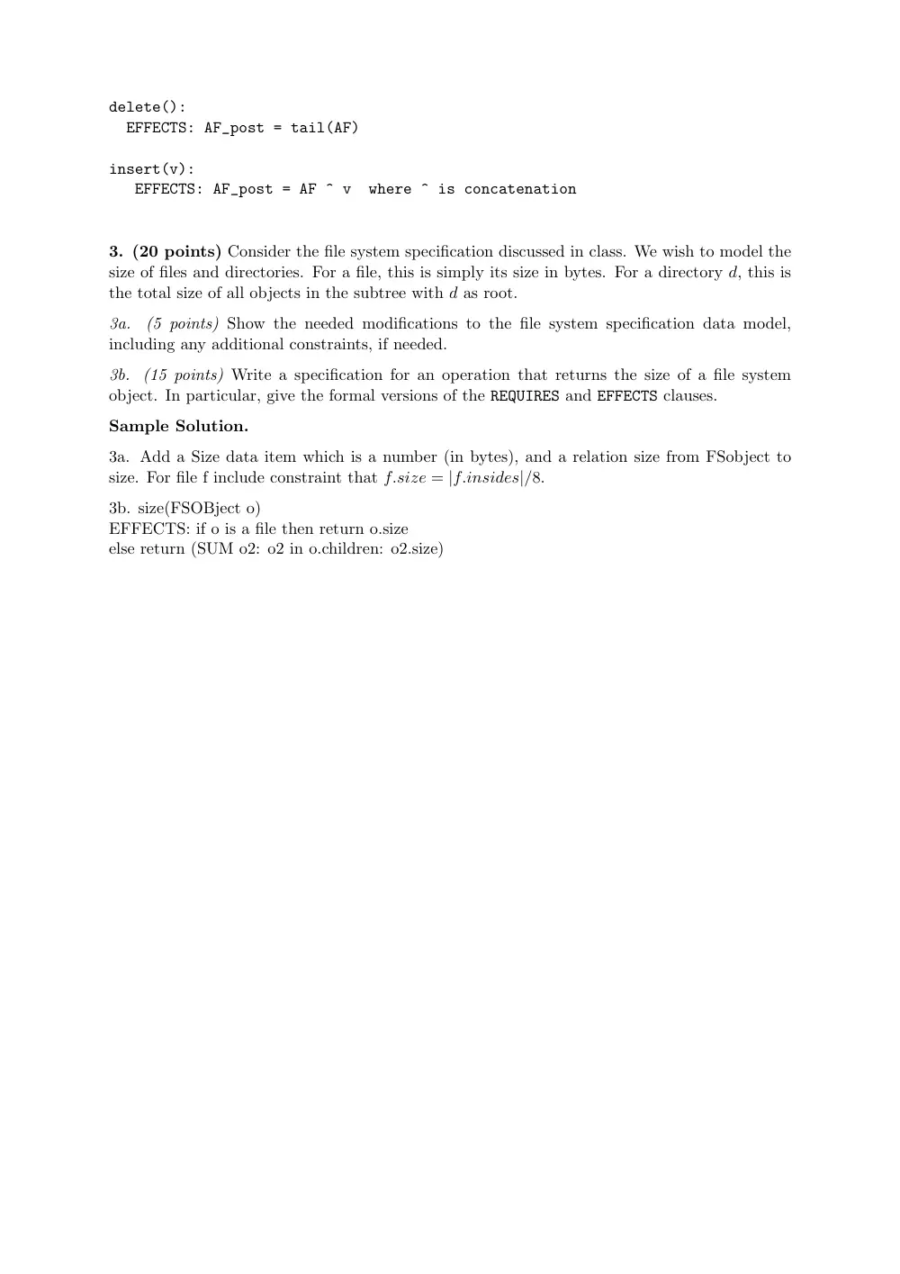 CMPS 253 Final, Fall 2010, page 3