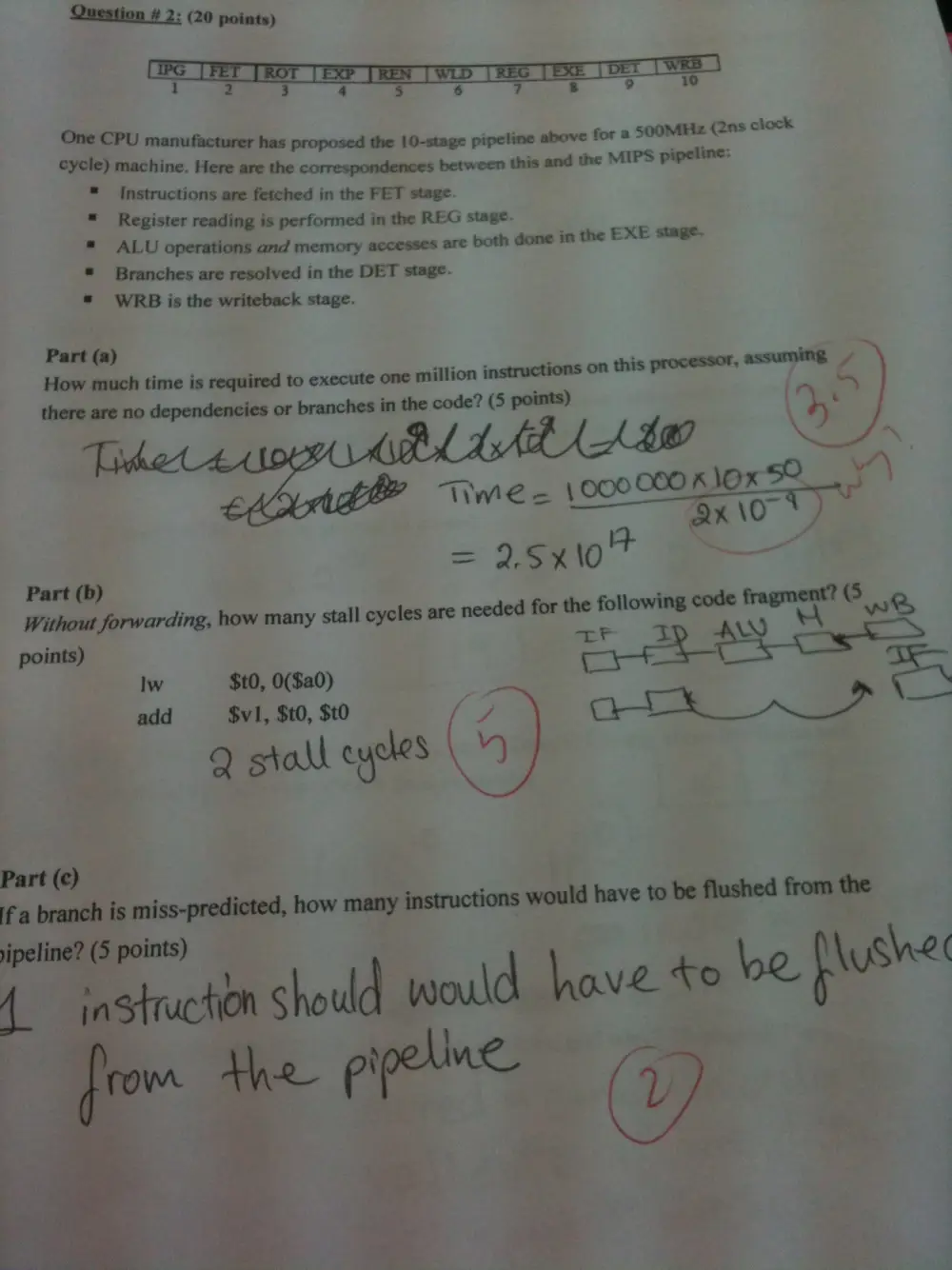 CSI 312 Exam 2, Fall 2011, page 2