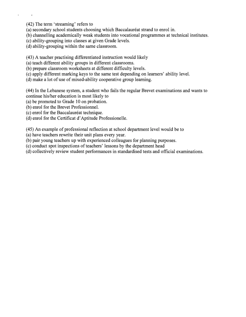 EDUC 230 Final, Fall 2010, page 5