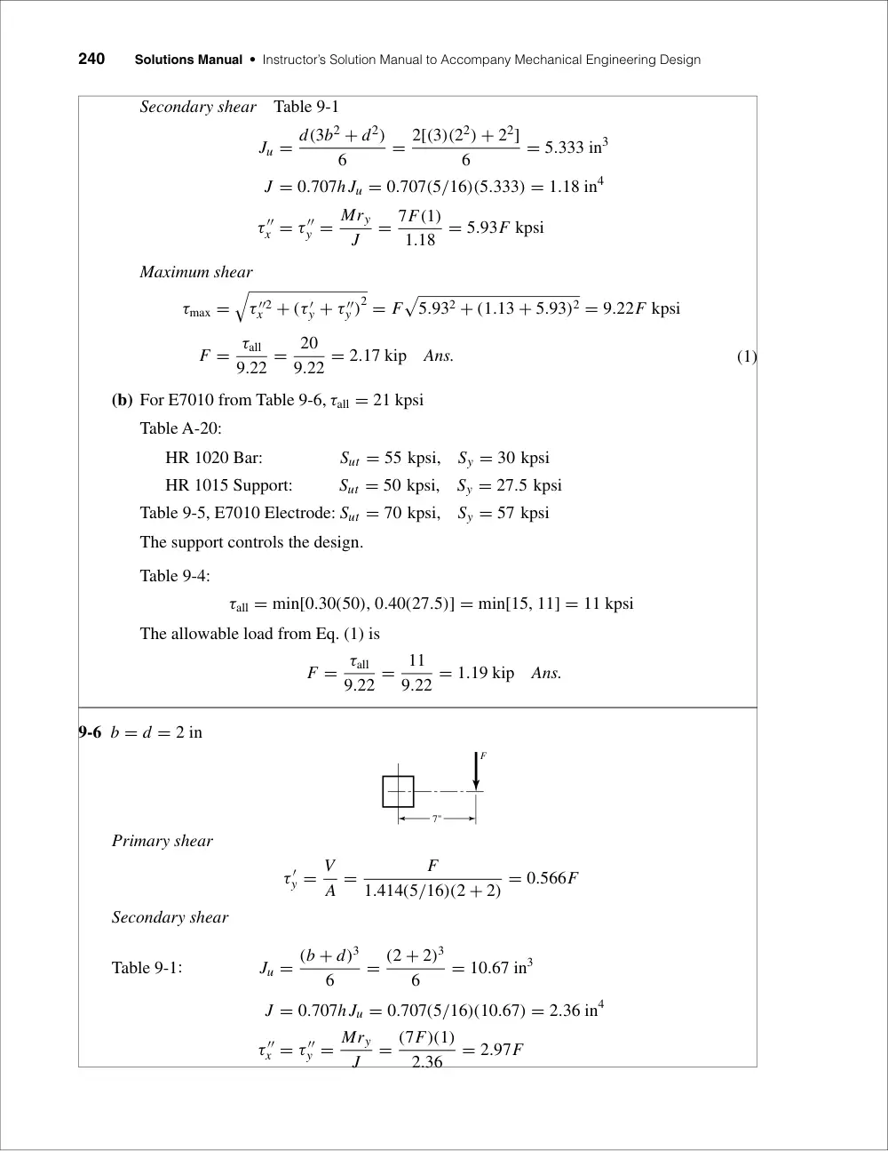 MECH 420 Problems Chap 9, Fall 2012, page 2