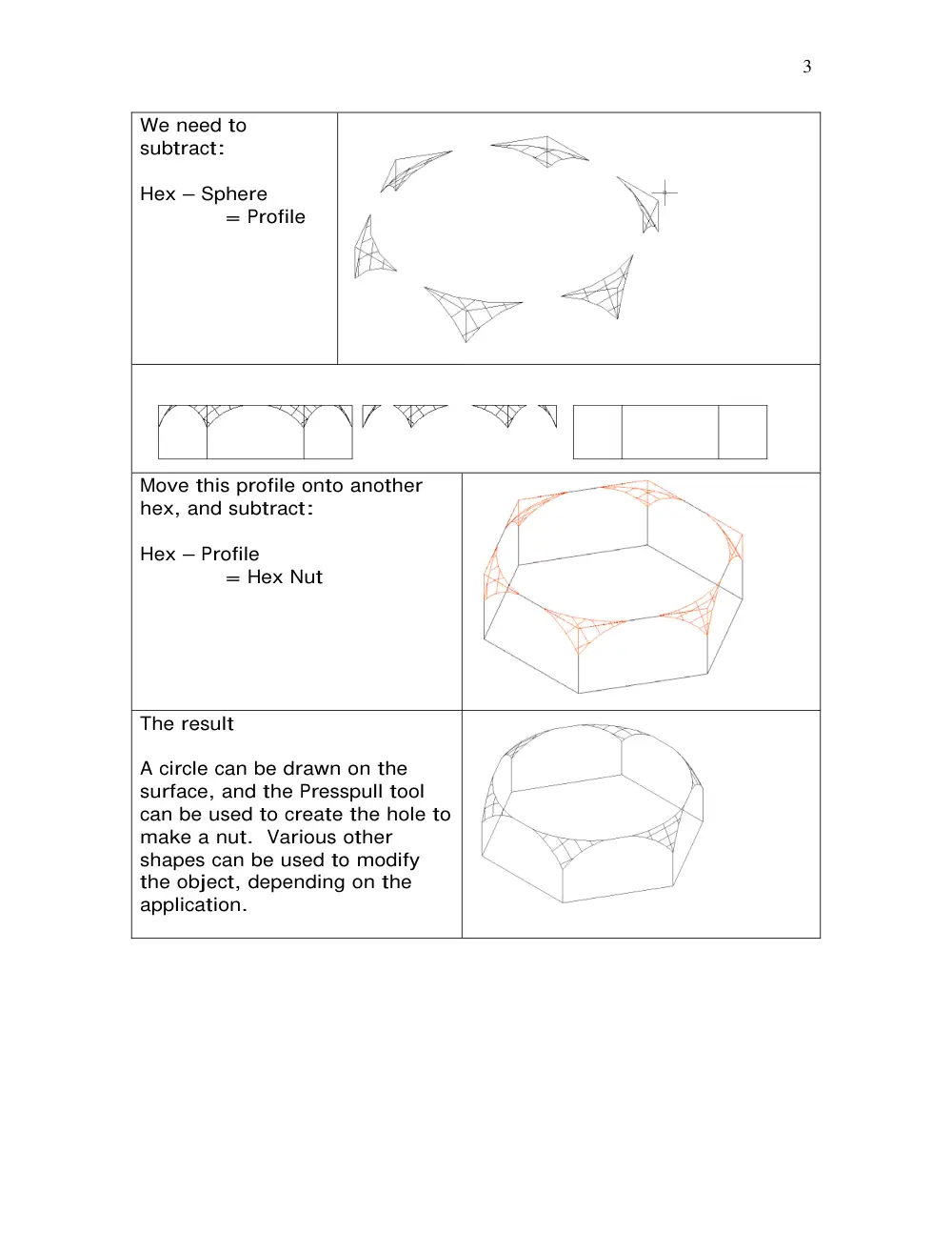 MEE 211 Tutorial Hex Nut, Fall 2016, page 3