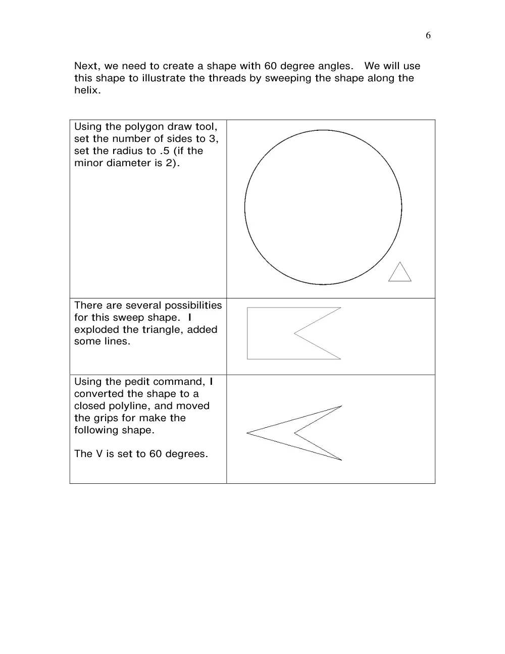MEE 211 Tutorial Hex Nut, Fall 2016, page 6