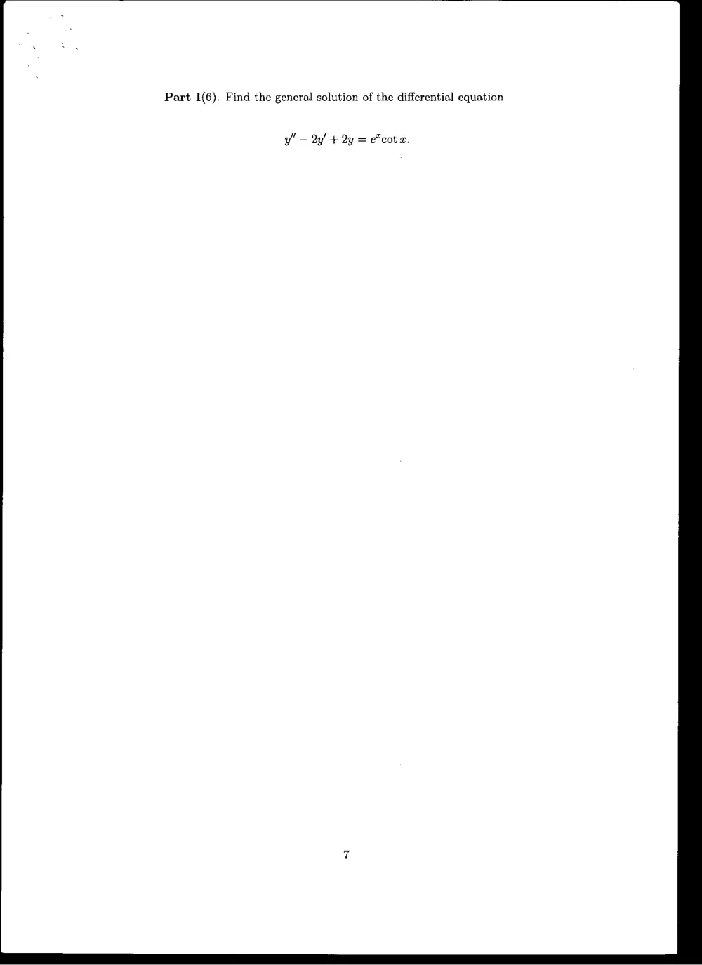 MATH 202 Final, Summer 1997, page 7