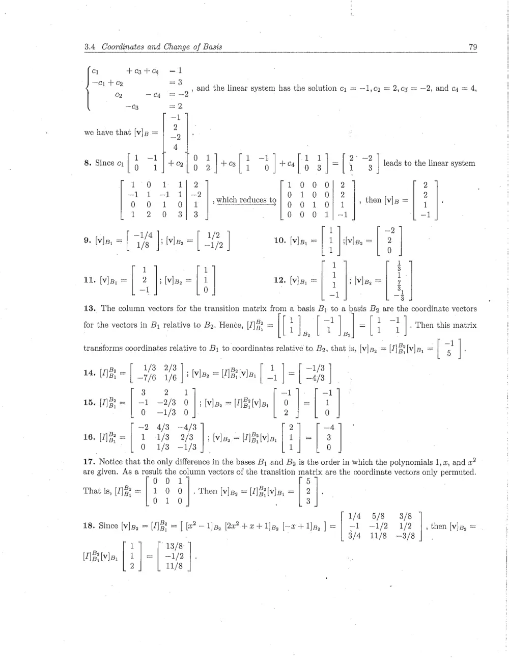 MATH 218 Problems Solution Manual Chapter 3.4, Fall 2011, page 3